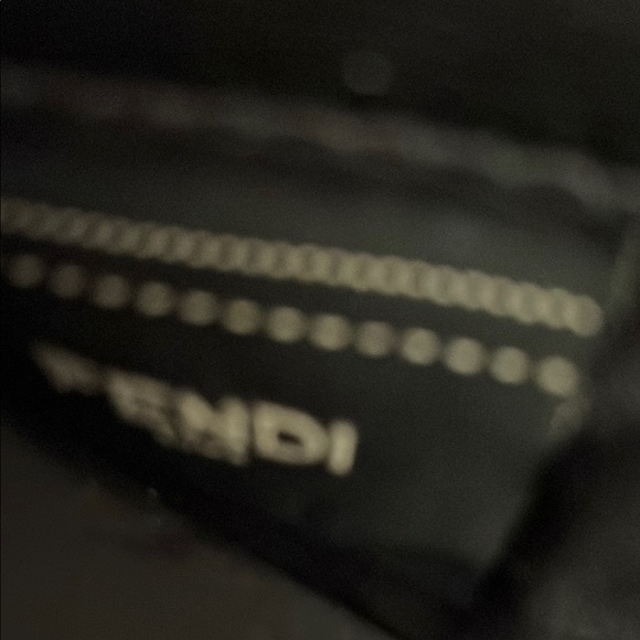 Fendi chain wallet 7 x 5 inches and half barely used  Studded  Bag with Fur - Picture 8 of 10